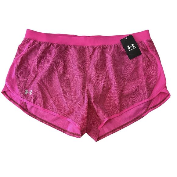 Under Armour Pants - Under‎ Armour Women's Running Shorts Pink Size 2XL  Athletic Sports NWT